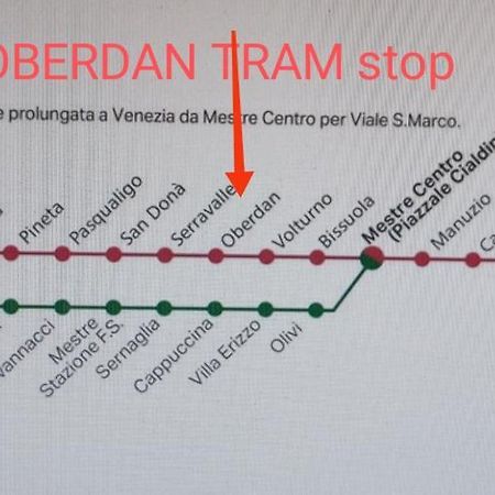 شقة Sunshine30Mt Tram Ingresso Indipendente Wifi Venezia Free Park المظهر الخارجي الصورة